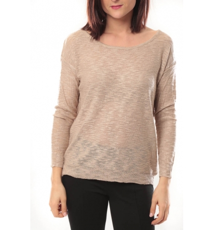 De Fil en Aiguille Pull Love Look 815 Beige 