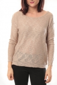 De Fil en Aiguille Pull Love Look 815 Beige - 1 acheté = 1 offert