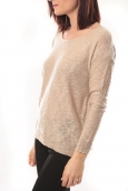 De Fil en Aiguille Pull Love Look 815 Beige - 1 acheté = 1 offert