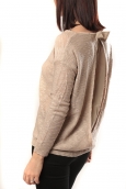 De Fil en Aiguille Pull Love Look 815 Beige - 1 acheté = 1 offert