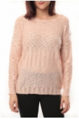 De Fil en Aiguille Pull Love Look 815 Saumon - 1 acheté = 1 offert