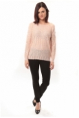 De Fil en Aiguille Pull Love Look 815 Saumon - 1 acheté = 1 offert