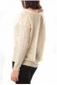 De Fil en Aiguille Pull Love Look 815 Blanc - 1 acheté = 1 offert