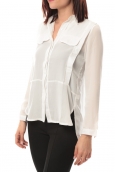 By La Vitrine Chemise Eloise 285 Blanc - 1 acheté = 1 offert