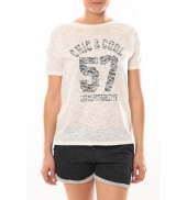 Lulu Castagnette T-shirt Cool Blanc