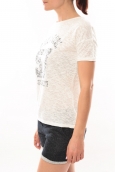 Lulu Castagnette T-shirt Cool Blanc