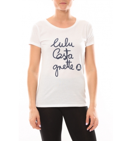 Lulu Castagnette T-shirt Muse Blanc