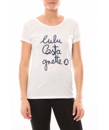 Lulu Castagnette T-shirt Muse Blanc