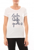 Lulu Castagnette T-shirt Muse Blanc