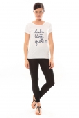 Lulu Castagnette T-shirt Muse Blanc