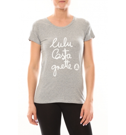 Lulu Castagnette T-shirt Muse Gris