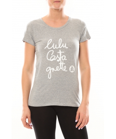 Lulu Castagnette T-shirt Muse Gris