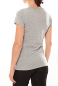 Lulu Castagnette T-shirt Muse Gris