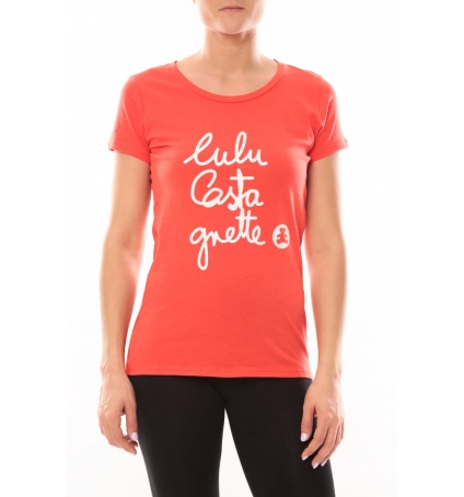 Lulu Castagnette T-shirt Muse Rouge