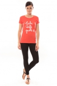 Lulu Castagnette T-shirt Muse Rouge