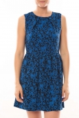 Vero Moda Tunique SL Mini Dress Mix Wall 10087646 Bleu