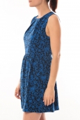 Vero Moda Tunique SL Mini Dress Mix Wall 10087646 Bleu