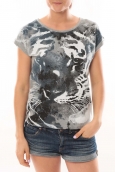 L'Atelier du Marais T-Shirt Tiger Gris