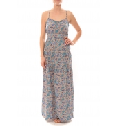 Vero Moda Paisilla Mace S/L Maxi Dress 101077004 Beige