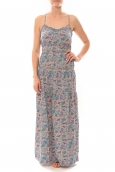 Vero Moda Paisilla Mace S/L Maxi Dress 101077004 Beige