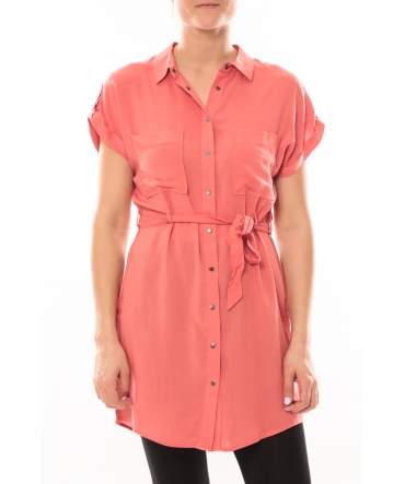 Vero Moda Derka S/S Tunic It 101077894 Corail