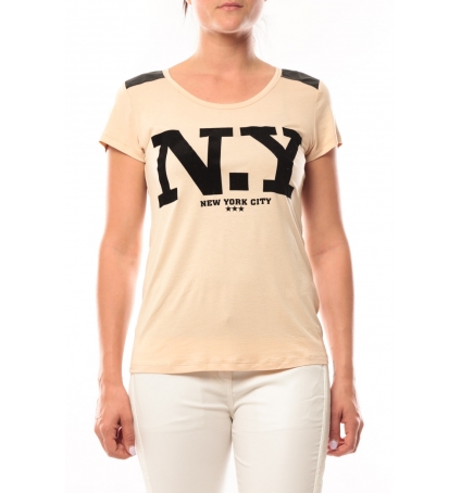 Dress Code T-Shirt Love Look NY 1660 Beige