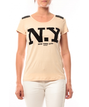 Dress Code T-Shirt Love Look NY 1660 Beige