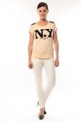 Dress Code T-Shirt Love Look NY 1660 Beige