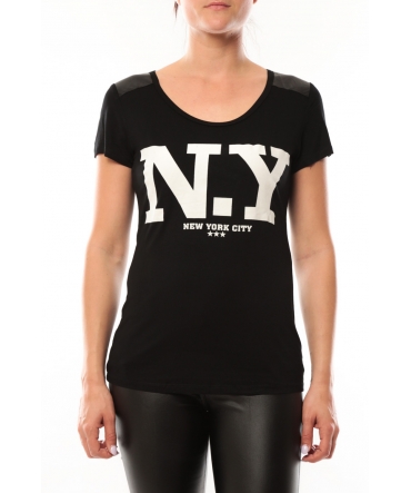 Dress Code T-Shirt Love Look NY 1660 Noir
