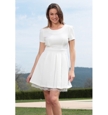 By La Vitrine Robe Ivivi W1505 Blanc