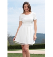 By La Vitrine Robe Ivivi W1505 Blanc