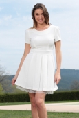 By La Vitrine Robe Ivivi W1505 Blanc