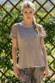 Vero Moda Burn Marack SS Top 10110511 Taupe