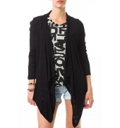 Vero Moda Fast Egypt L/S Drapy Cardigan It 10112493 Noir