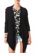 Vero Moda Fast Egypt L/S Drapy Cardigan It 10112493 Noir