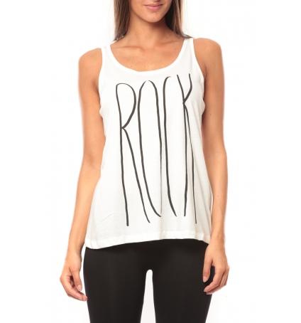 Vero Moda Rock S/L Rock Top Box It 10108858 Blanc