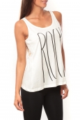 Vero Moda Rock S/L Rock Top Box It Blanc