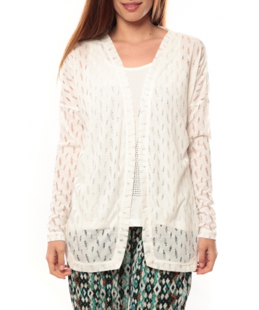 Vero Moda Coon LS Cardigan 10111383 Blanc