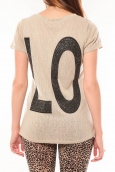 TCQB Tee shirt SL1511 Beige