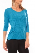 Vero Moda Fiona 3/4 Top It Bleu