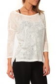 Vero Moda Fiona 3/4 Top It Blanc