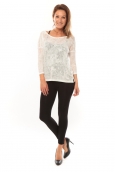 Vero Moda Fiona 3/4 Top It Blanc