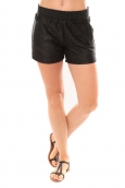 Vero Moda Grooved NW Shorts Blue 10113956 Noir