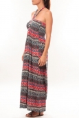 Nina Rocca Robe Sylvia  F586 Rose - 1 acheté = 1 offert