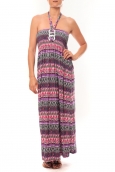 Nina Rocca Robe Sylvia  F586 Violet - 1 acheté = 1 offert