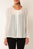 Vero Moda Stories L/S Shirt It 10115643 Blanc