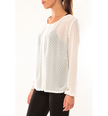 Vero Moda Stories L/S Shirt It 10115643 Blanc