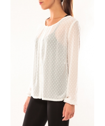 Vero Moda Stories L/S Shirt It 10115643 Blanc