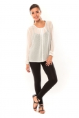 Vero Moda Stories L/S Shirt It 10115643 Blanc