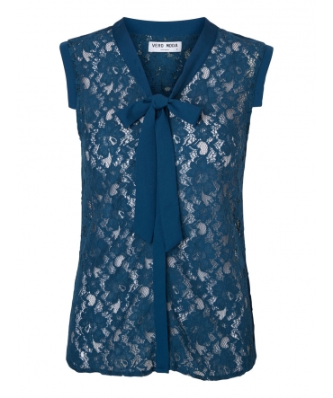 Vero Moda Tina SL Top 10116974 Bleu